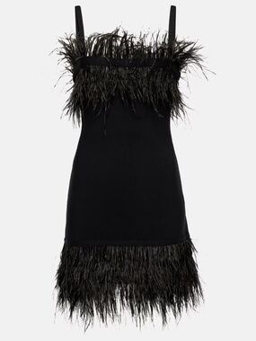 NWT Staub Etta feather dress